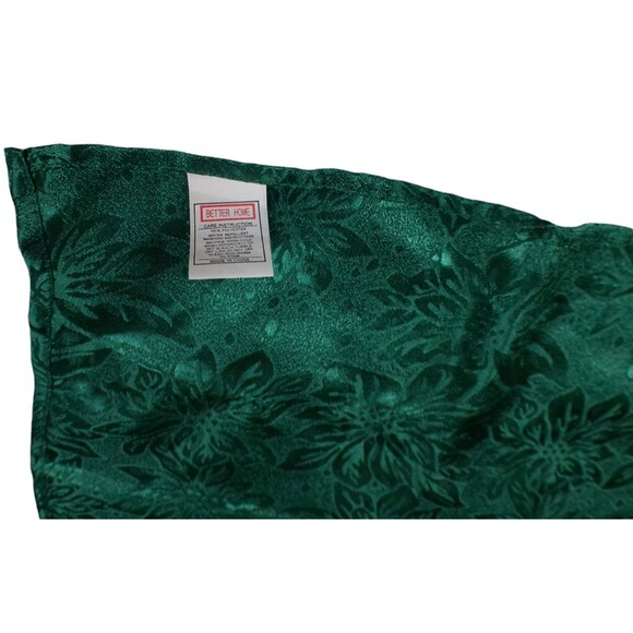 Holiday Cloth Floral Napkin Green Water Repellent 13x13 Replacement Better Home - Picture 3 of 3